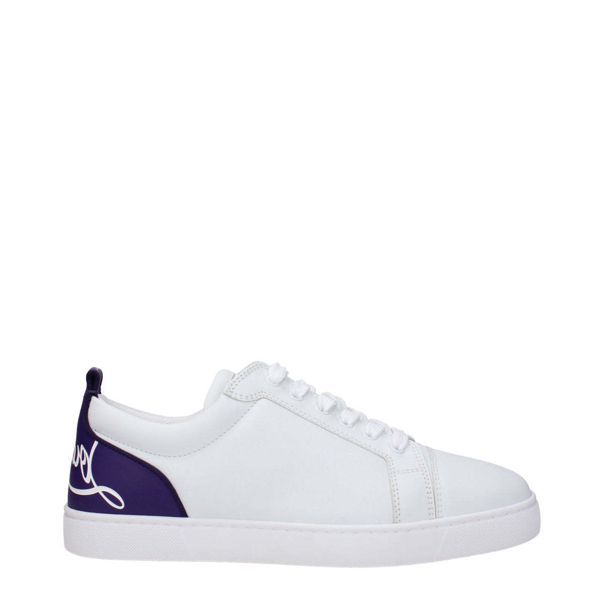 スニーカー Louboutin Louboutin Sneakers Men Leather White/Jacaranda