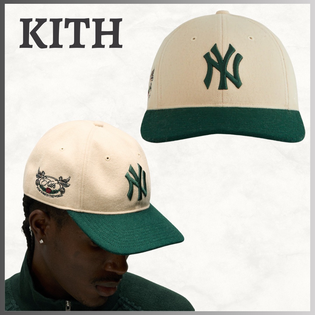 KITH & '47 ニューヨーク ヤンキース ツートン キャップ 帽子