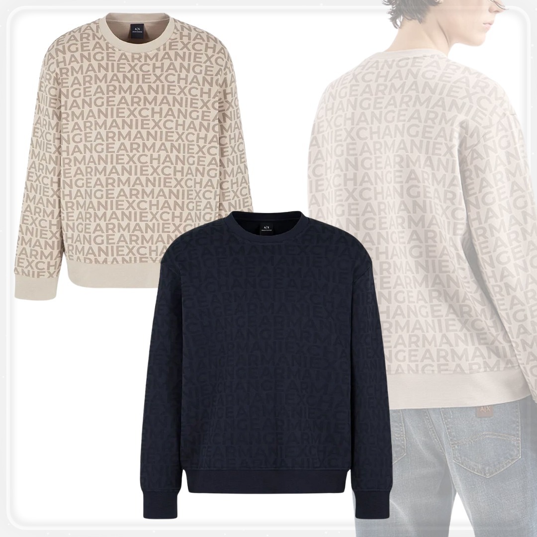 【A/X ArmaniExchange】スウェットシャツ メンズ 2色展開