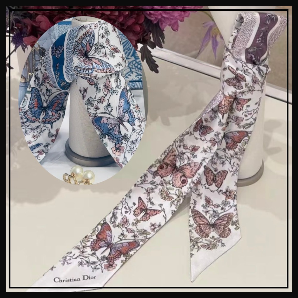 【繊細なデザイン♡コーデを格上げ♡】DIOR ツイリー