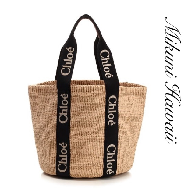 VIP価格SALE☆Chloe☆Woodyラージバスケットバッグ トートバッグ