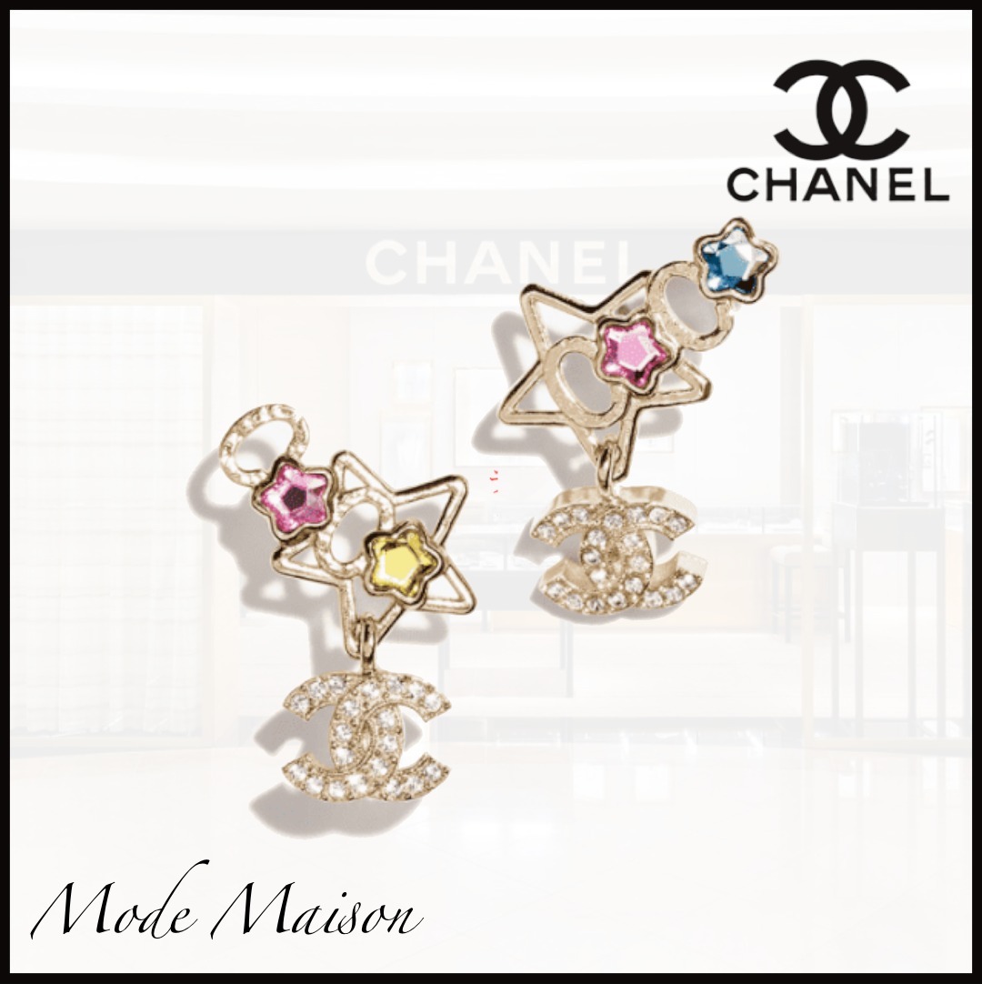 【スターが可愛い♪】CHANELピアス