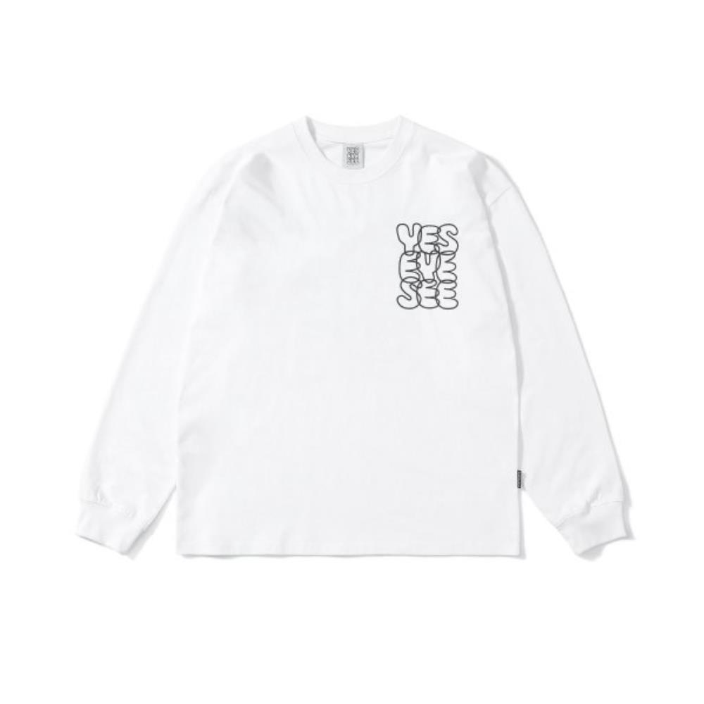 ◆YESEYESEE◆ CLogo LS White YS240TTSLT01WHT