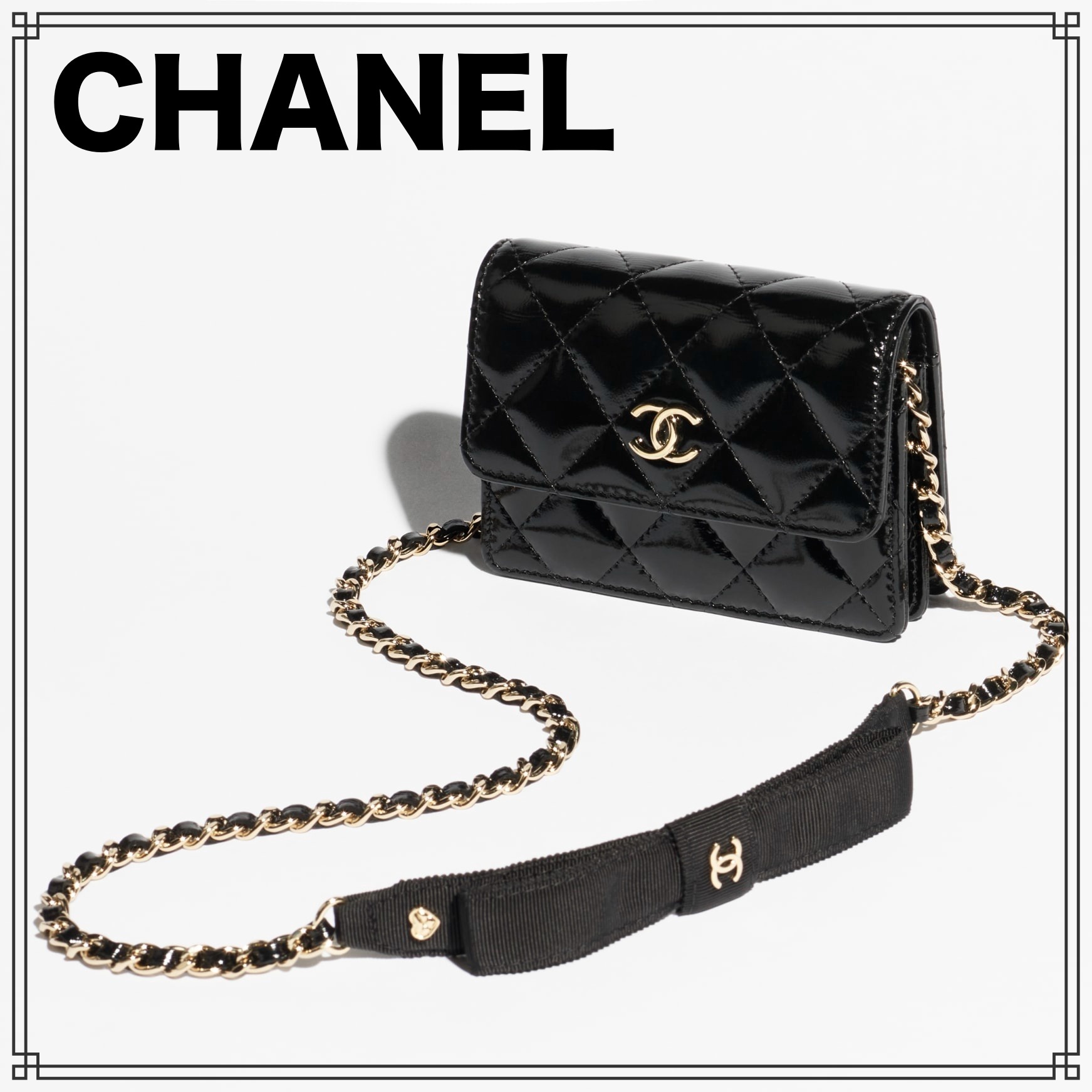《上品可愛い 》CHANEL シャルル スモール チェーンクラッチ ★
