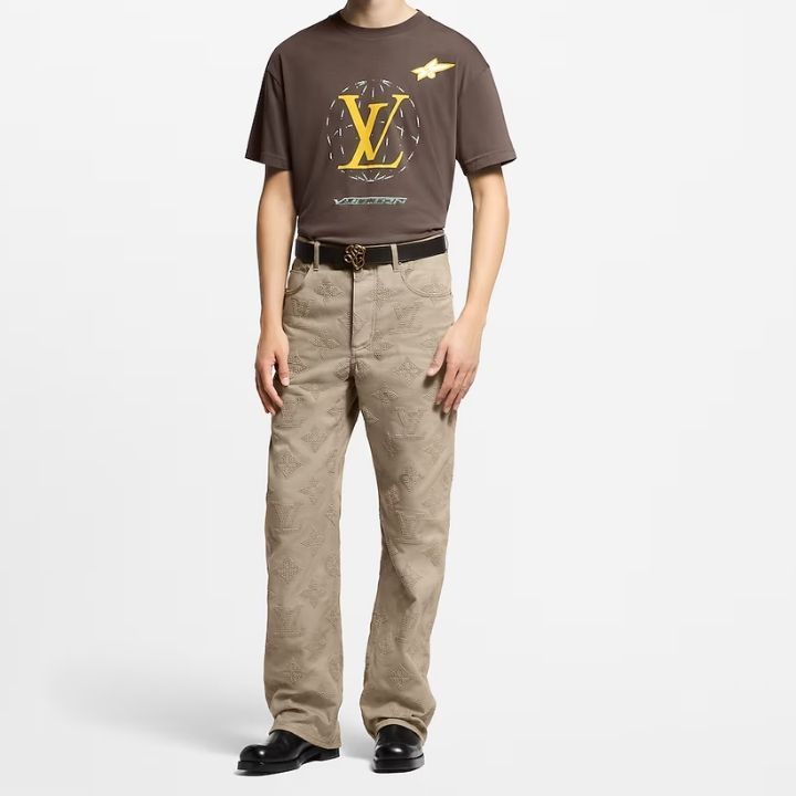 Louis Vuitton《ウォッシュ加工☆》コットンTシャツ ウォッシュ