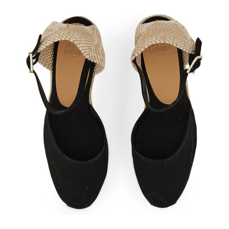 サンダル・ミュール Castaner SS25 ESPADRILLA \"CAROL\" (CAROL 8ED 001 NEGRO)