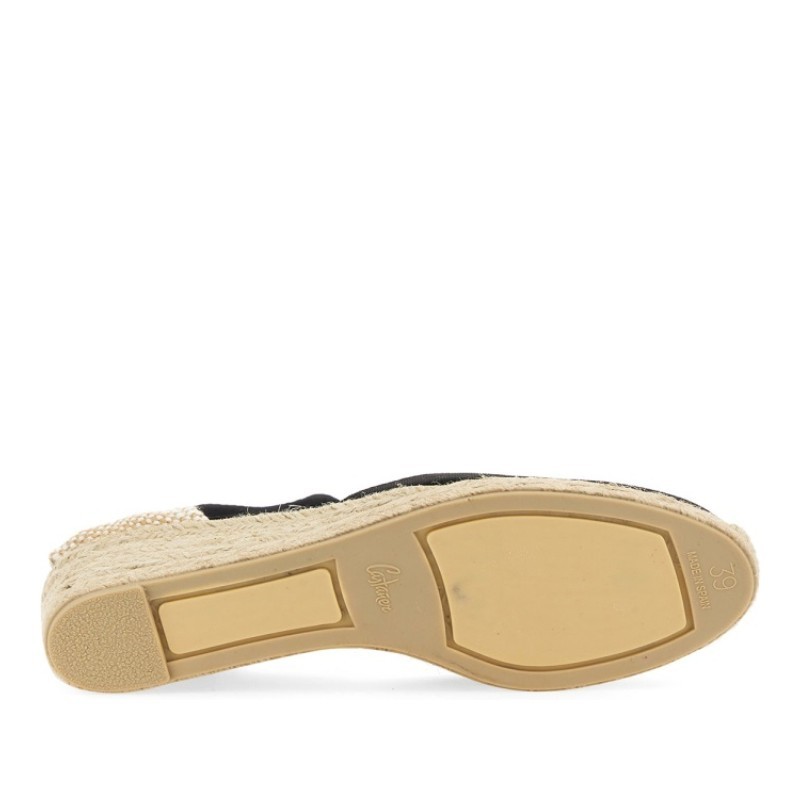 サンダル・ミュール Castaner SS25 ESPADRILLA \"CARINA\" (CARINA 6 001 NEGRO)