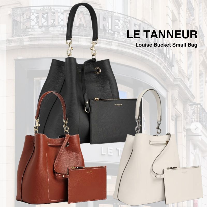 ルタヌア フランス直営店! Le Tanneur Louise Small Bucket Bag