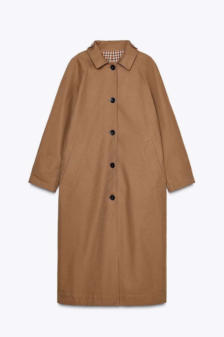 ZARA】ZW COLLECTION リバーシブルトレンチコート3811/042/751