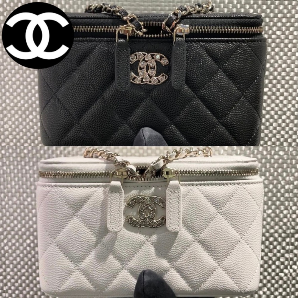 【CCハートロゴがポイント♡】CHANEL ヴァニティバッグ