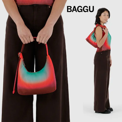 《コラボ》BAGGU ミニナイロン ショルダーバッグ