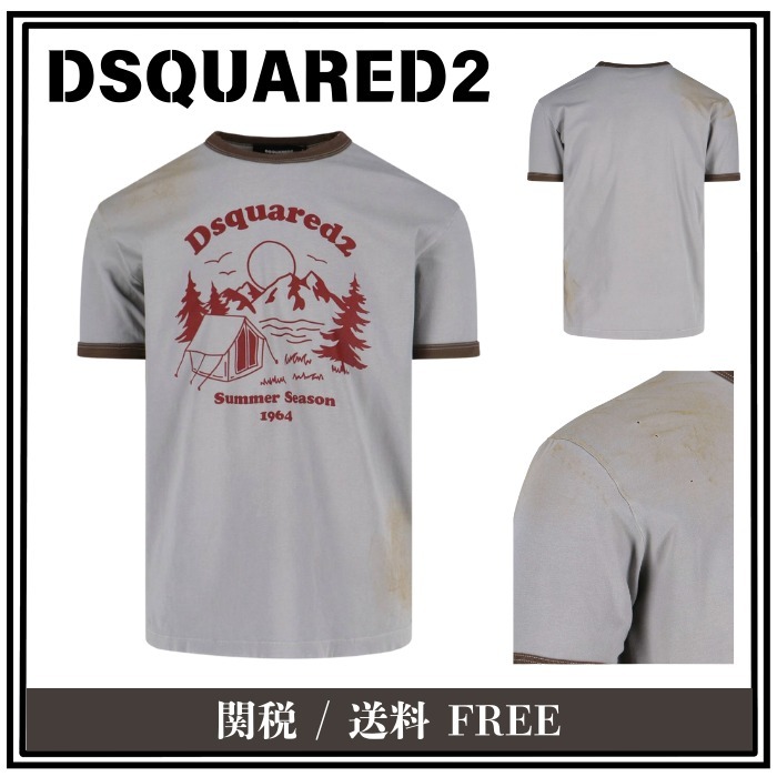 DSQUARED2 ディースクエアード ロゴTシャツ