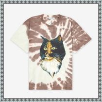 ★J W ANDERSON★ Cat print tie dye short sleeve t-shirt Toba JW Anderson Cat Print Tie Dye T-Shirt | Shopbop