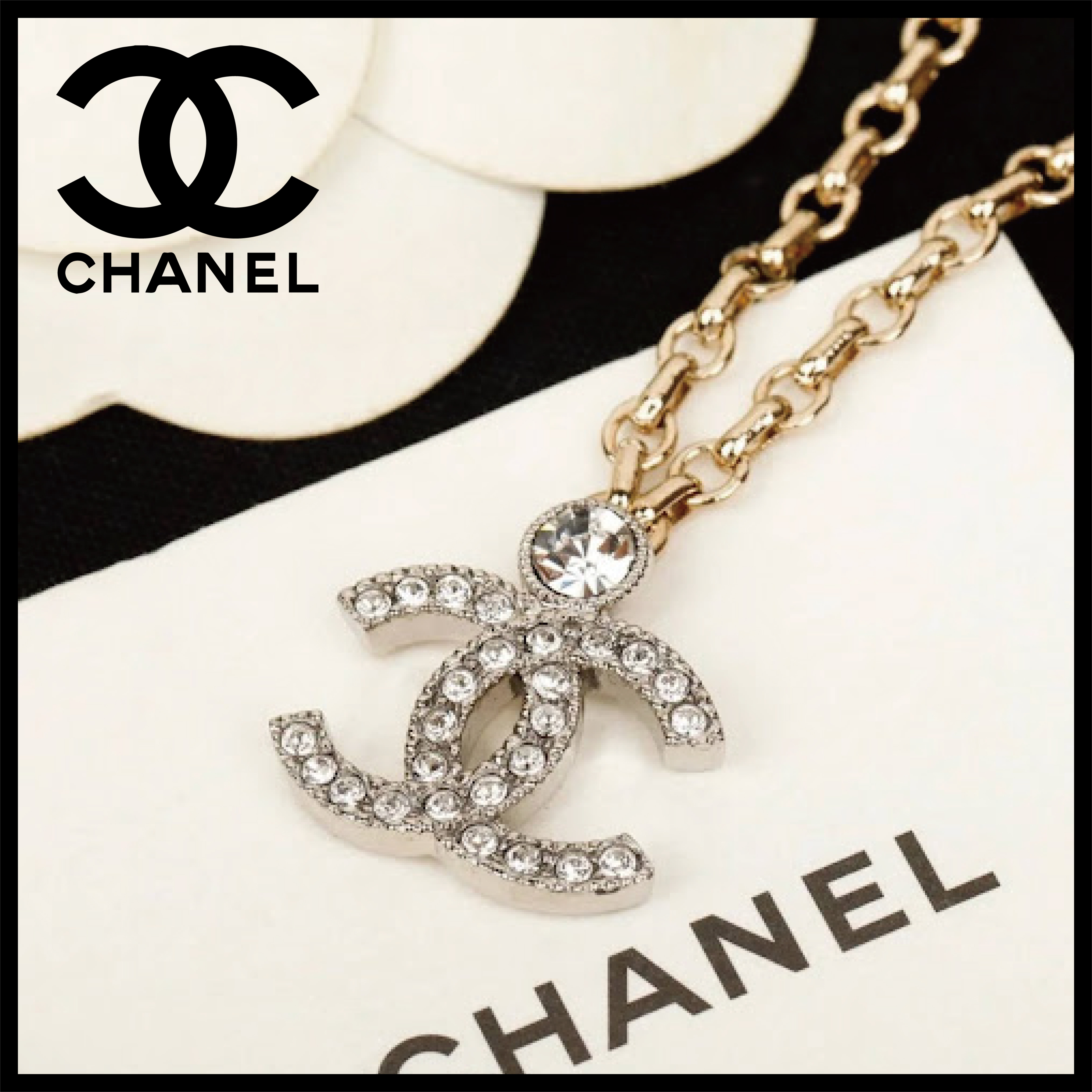 希少☆CHANEL ネックレス ロゴ CCマーク