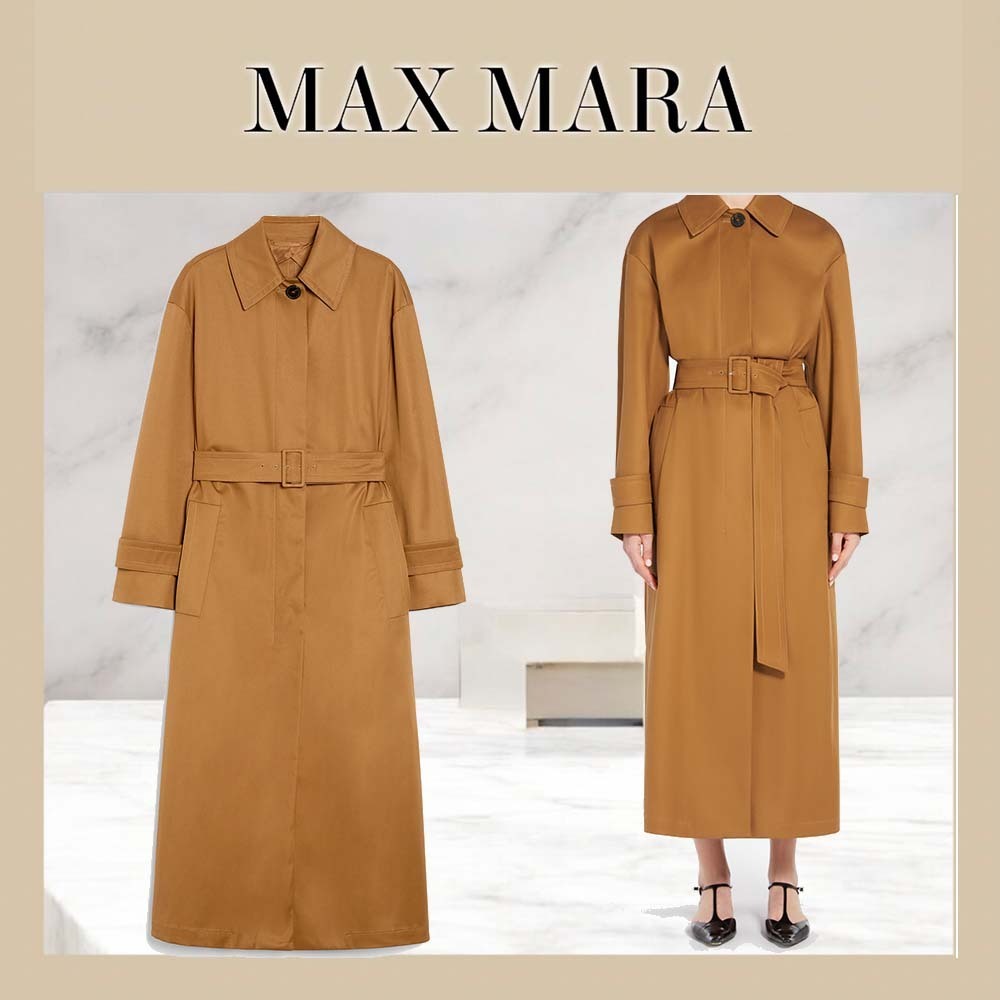Max Mara Studio PISTOIA[ピストイア] ギャバジントレンチコート