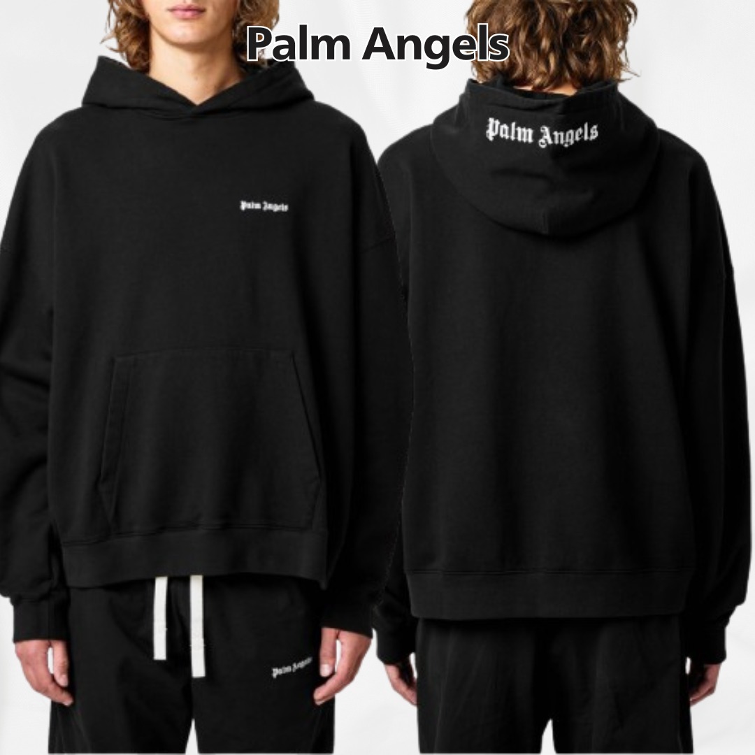 Palm Angels ロゴ クラシック フード 長袖 パーカー 関税送料込