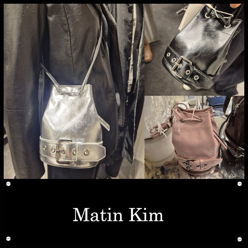 ★MATIN KIM ★BELTED MINI BUCKET BAG