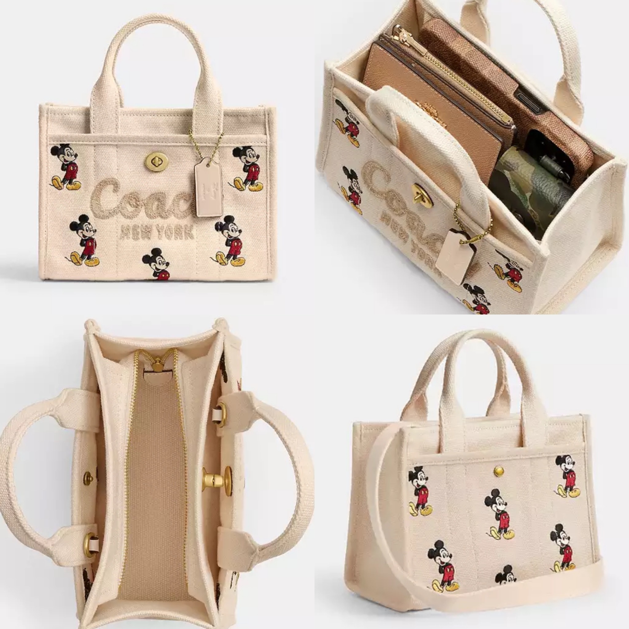 Disney×COACH カーゴトートバッグwith ミッキーマウス