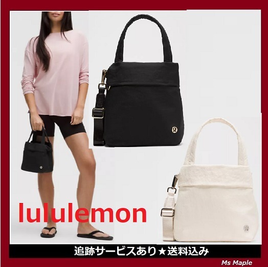 お出かけに便利☆【lululemon】2way撥水トートバッグ♪