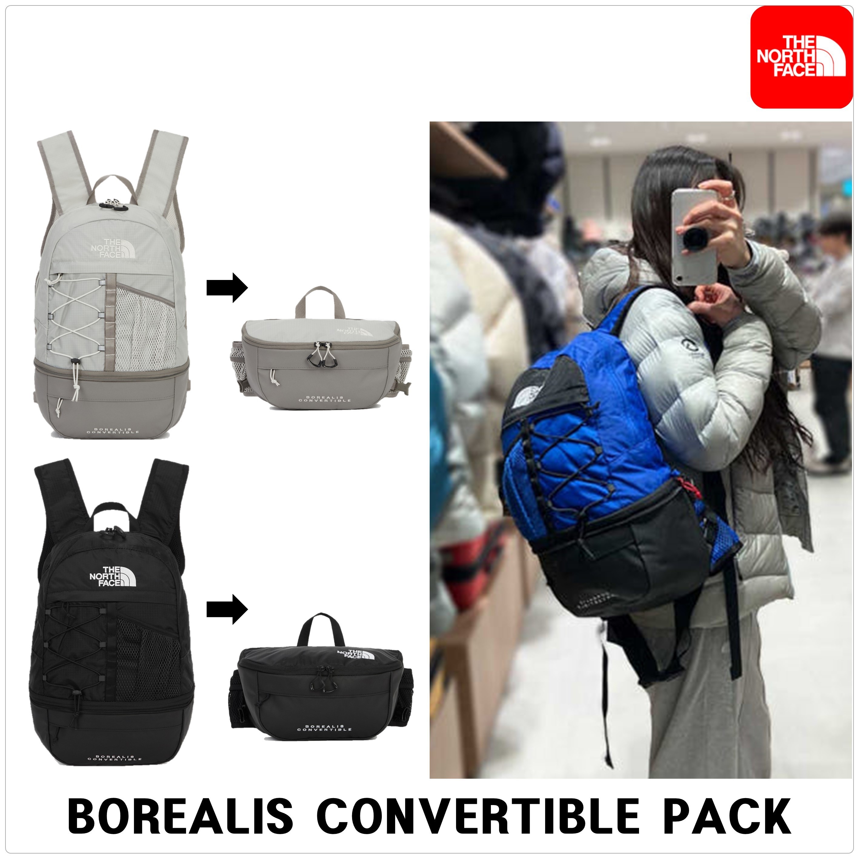 [ノースフェイス]BOREALIS CONVERTIBLEバックパック★新作・25SS