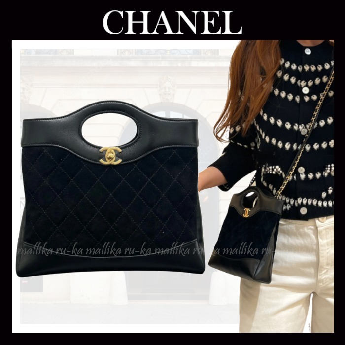 上品なスエード☆25P【CHANEL】CHANEL31 ミニ バッグ