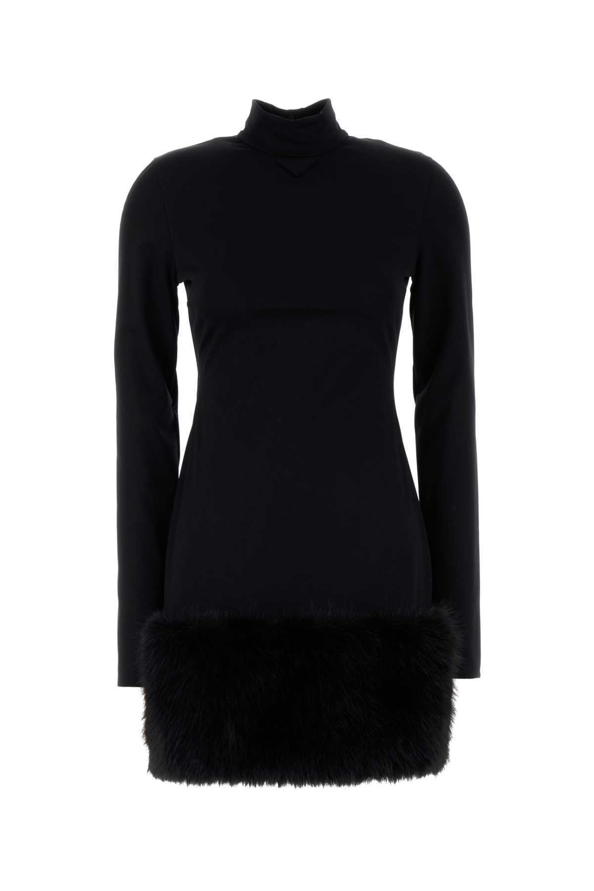【送料&関税込】Prada Black Jersey Dress