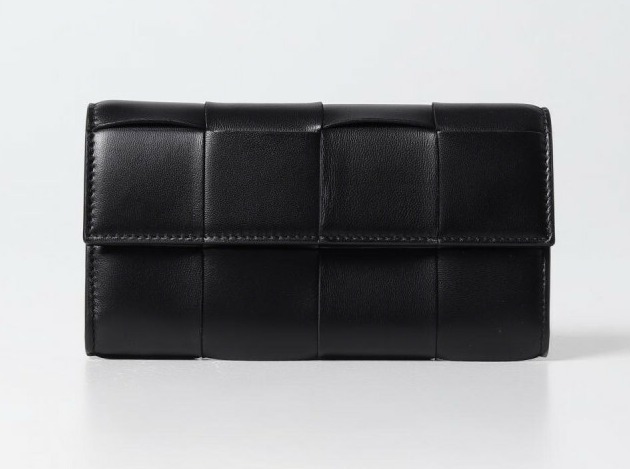 送料関税込☆BOTTEGA VENETA カセット 小銭入れ 長財布☆超人気 ☆人気☆【BOTTEGA VENETA】☆カセット 小銭入れ付き 長財.布