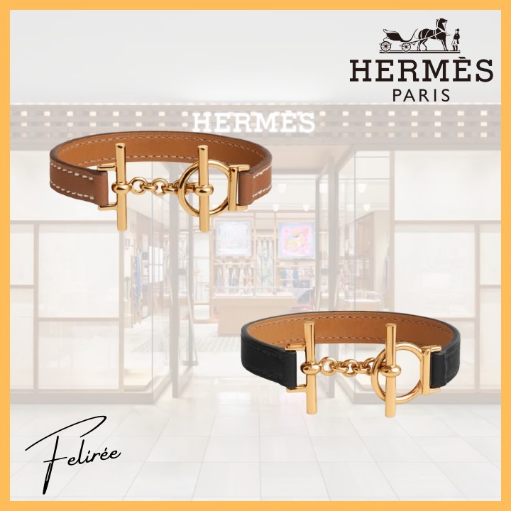 《エレガントな一品☆》HERMES シンプル ツアー ブレスレット