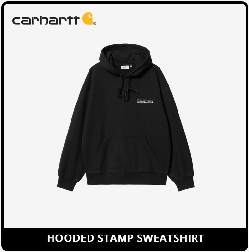 【Carhartt】 HOODED STAMP SWEATSHIRT