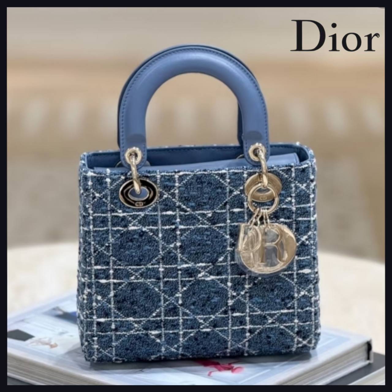 国内発送【モダンで個性的】Lady Dior My ABCDior バッグ Small