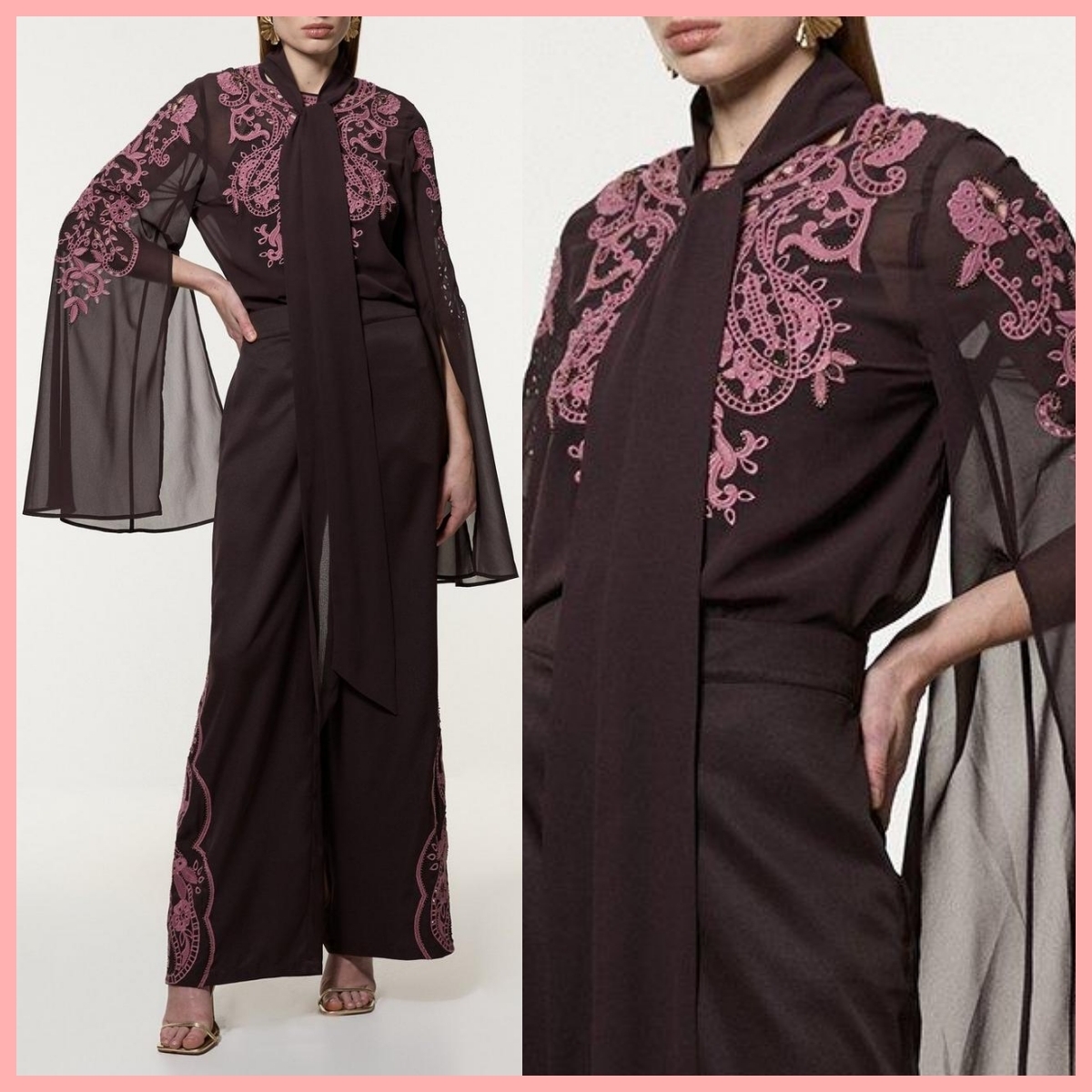 日本未入荷★Karen Millen ビーズセットアップ