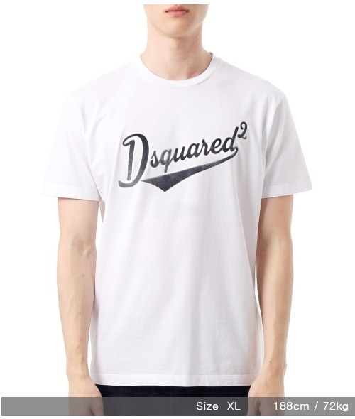 大人気★DSQUARED2 ディースクエアード ロゴ Tシャツ ディースクエアード) DSQUARED2 ロゴTシャツ 74GD1394