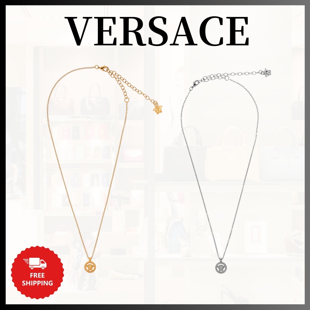『VERSACE メデューサペンダントポリッシュエフェクトネックレス
