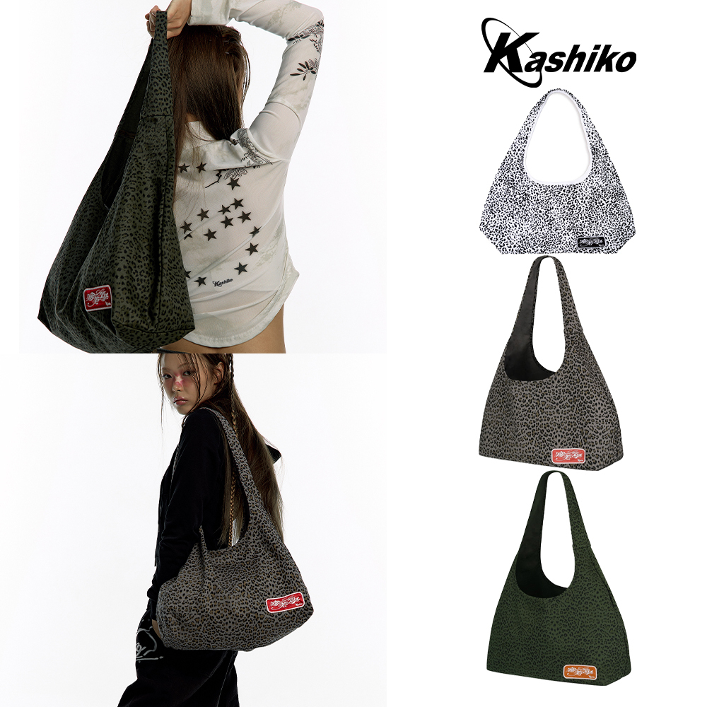 【Kashiko】 Leopard Print Shoulder Bag