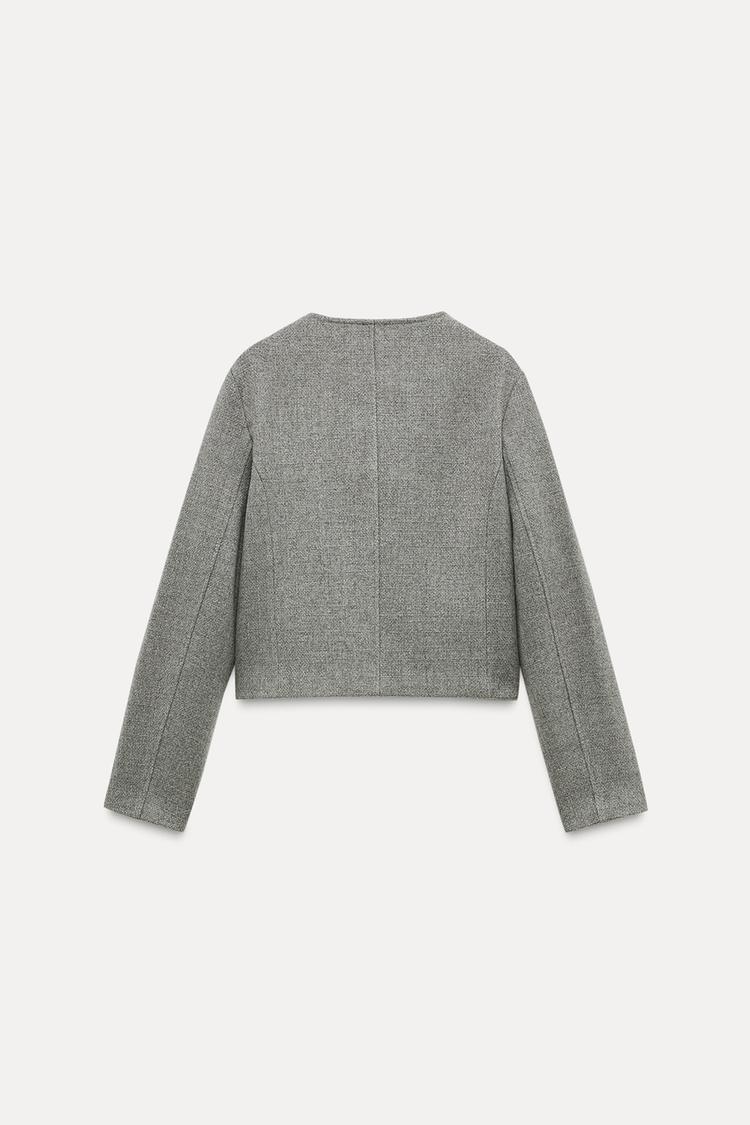 ZARA クルーネックショートジャケット 3046/020 (ZARA