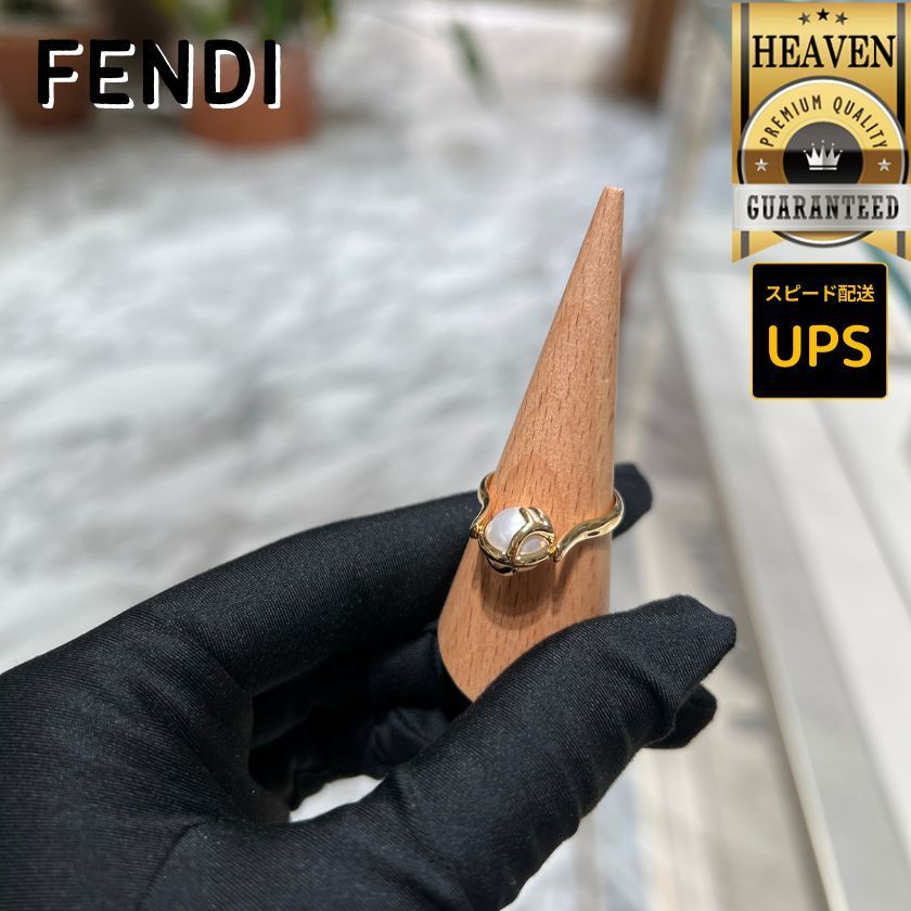 6万取引突破★UPS速達便！【FENDI】エフ イズ フェンディ リング