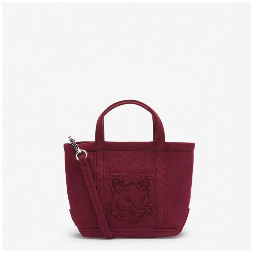 SALE《MAISON KITSUNE》FOX HEAD ミニトートバッグ