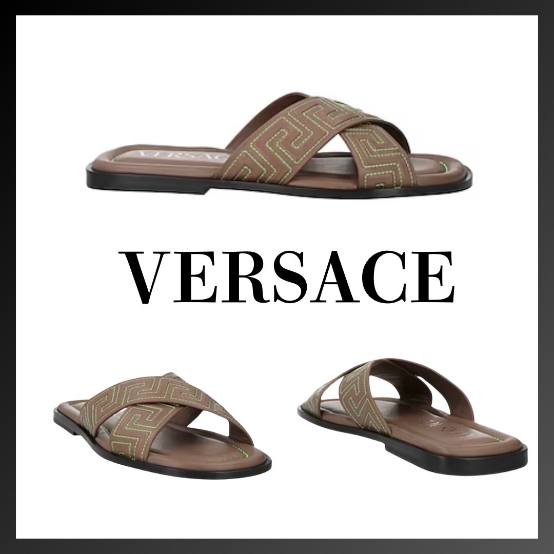 VERSACE ヴェルサーチェ レザー サンダル