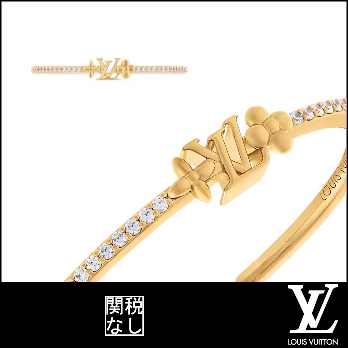 【ルイヴィトン】 ブレスレット リジッド・LV アイコニック