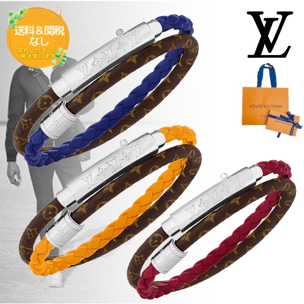 【国内直営即発】Cool!LV モノグラム ダブルスピン ブレスレット