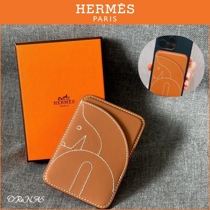 【お洒落♪】HERMES MagSafe iPhone シュヴァル カードケース