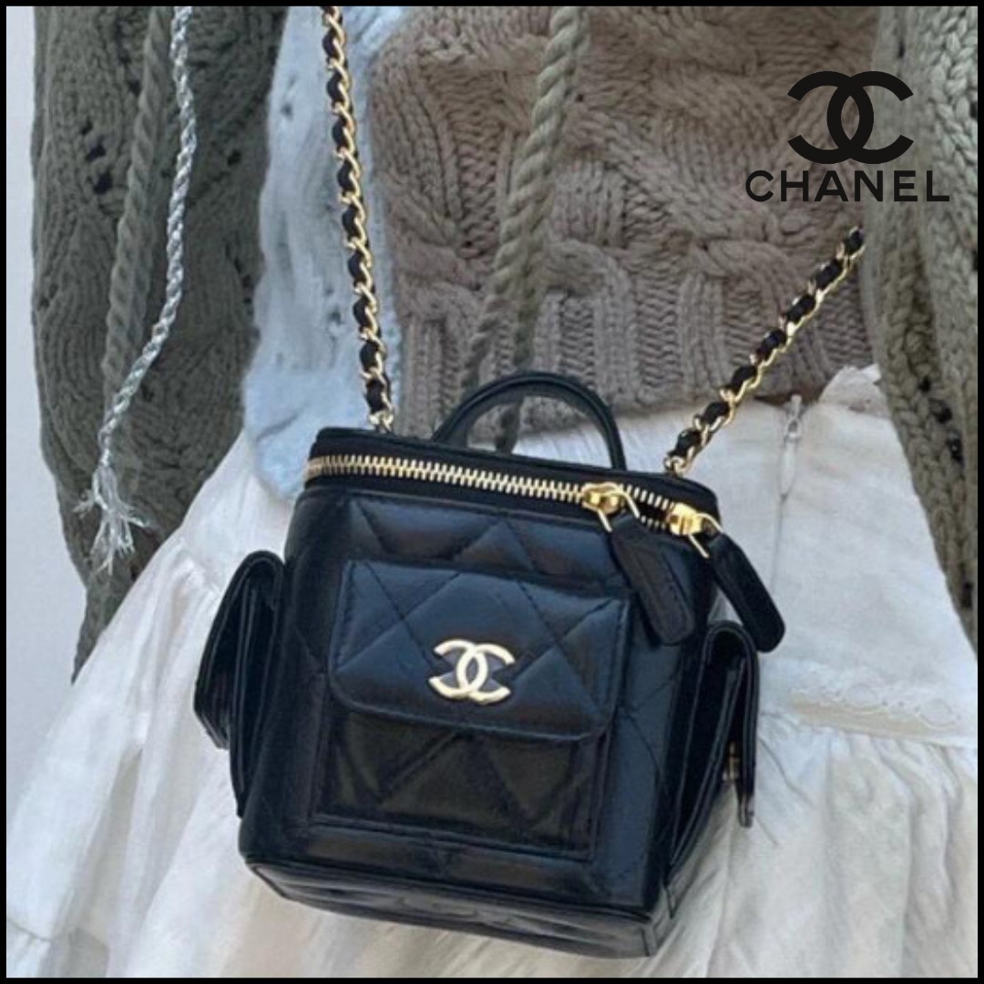 【どんなコーデにも】◆CHANEL◆ミニバニティ