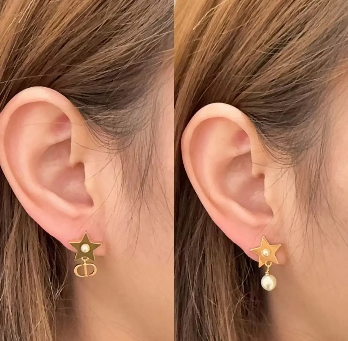【大人可愛い星のデザイン♪】DIOR★Lucky Dior ピアス