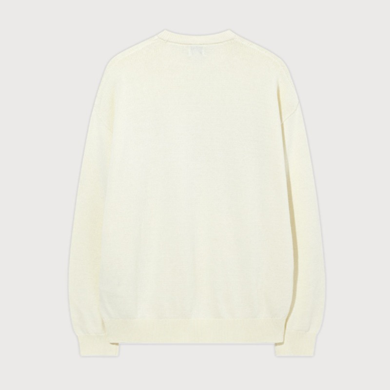 ニット・セーター COVERNAT Spray Arch Logo Crew Neck Knitwear 5MM335 COVERNAT Spray Arch Logo Crew Neck Knitwear 5MM335 ニット