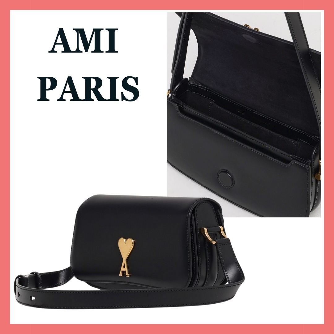 【関税なし★】Ami Paris(アミ パリス)_ショルダーバッグ