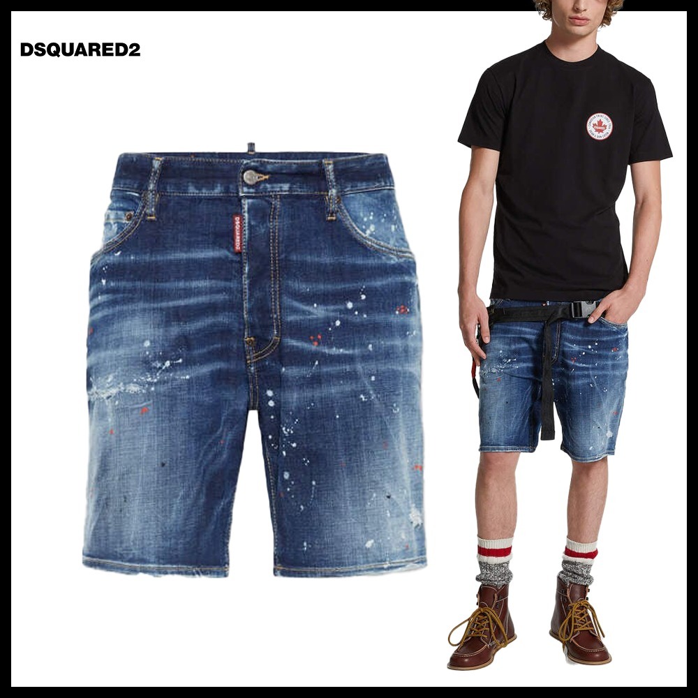 ★Dsquared2★Medium Easy Wash Marine Shorts★大人気★