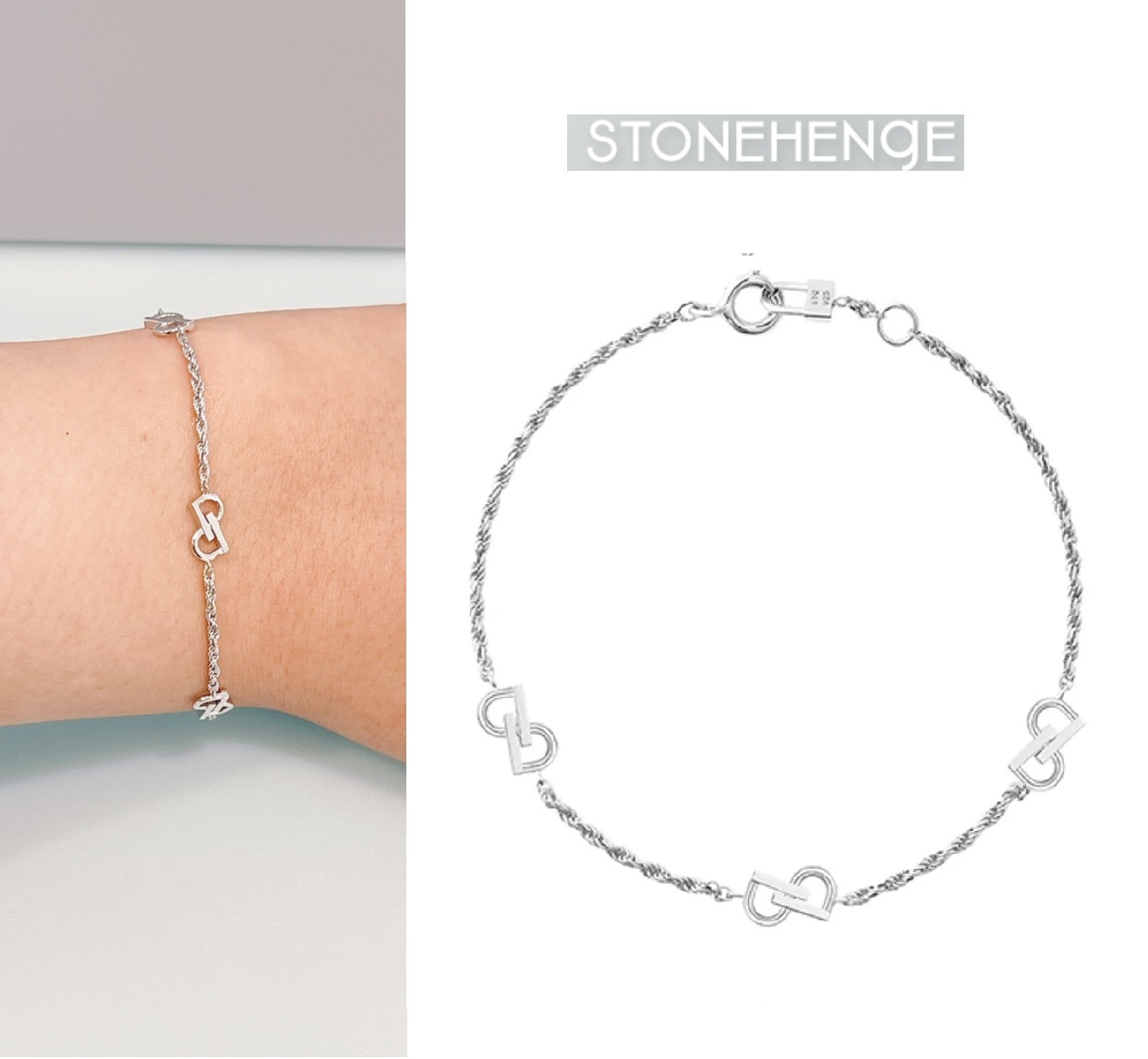 ピアス STONEHENgE SHe silver bracelet SA24BC2F