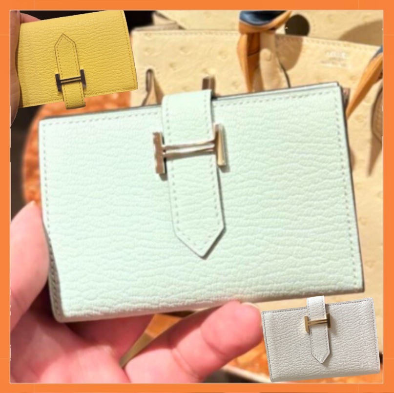 【コンパクトで使いやすい】HERMES ベアン ミニ財布
