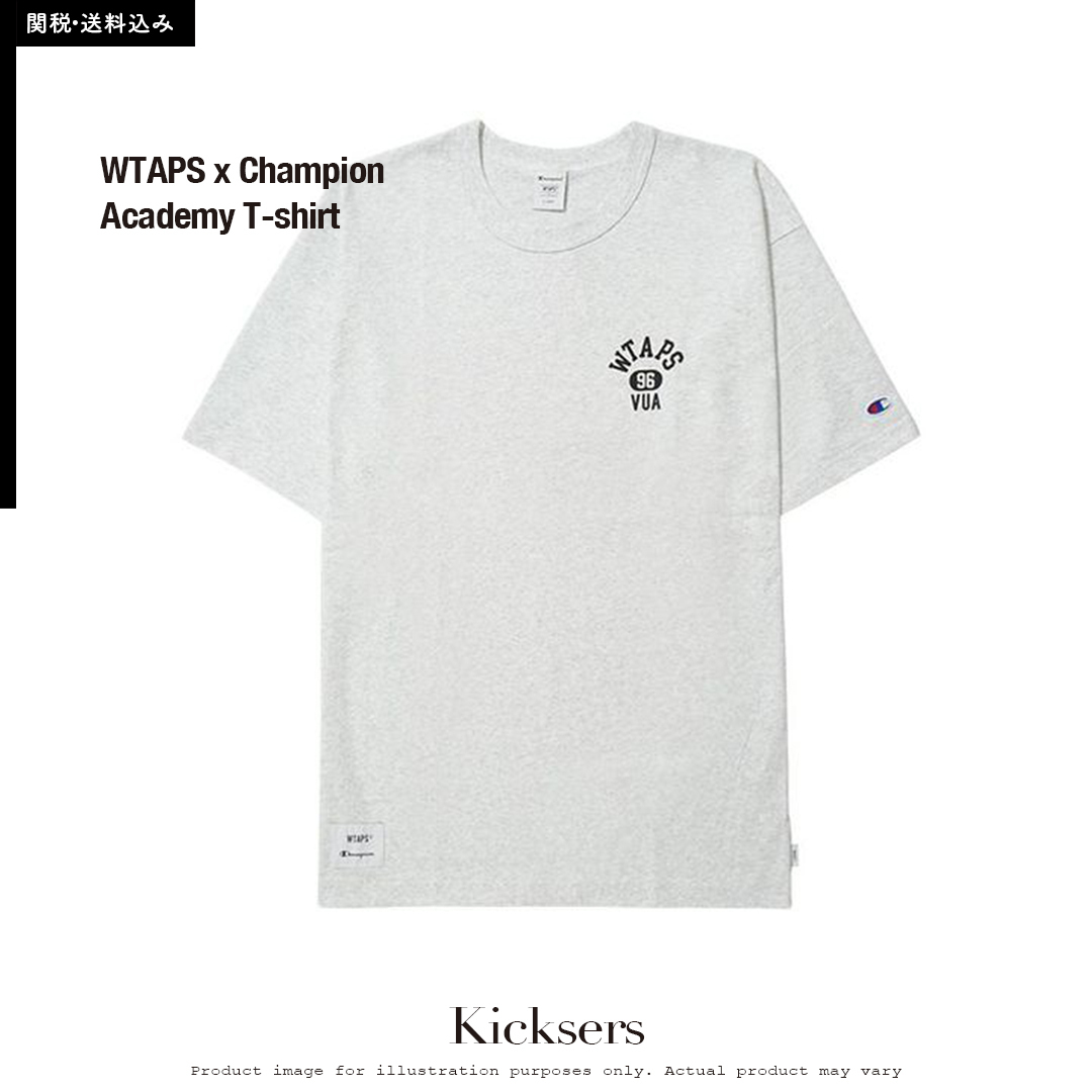 Tシャツ・カットソー WTAPS x Champion Academy T-shirt Gray