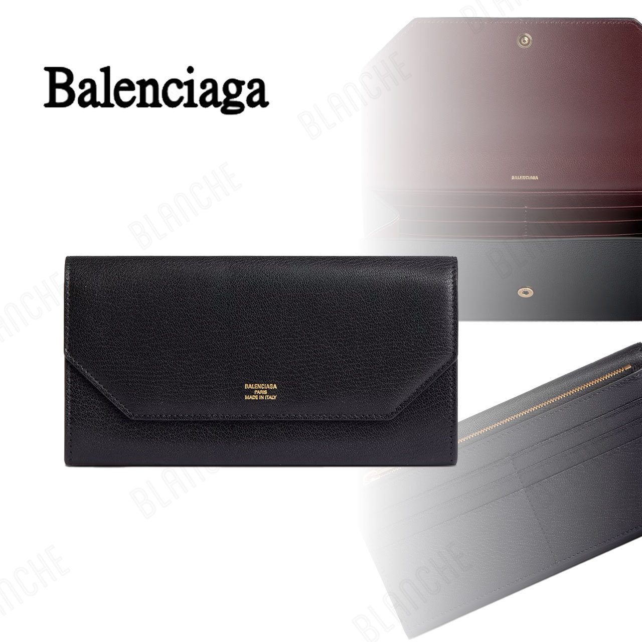 【BALENCIAGA】 Envelope ロングウォレット カードホルダー